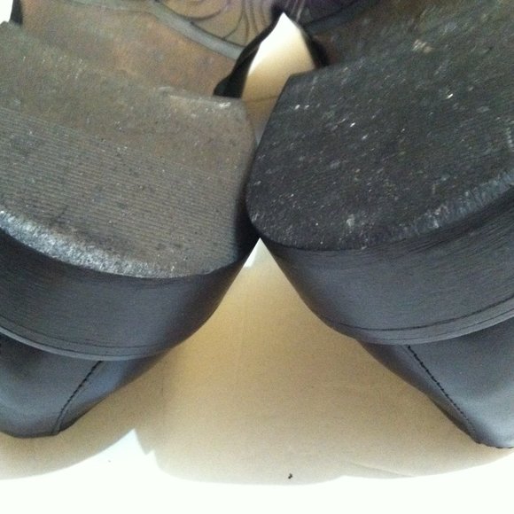 NICOLA BENSON MENS PRE-OWNED BLACK LEATHER OXFORD DRESS SHOES SIZE: 10M main image 10